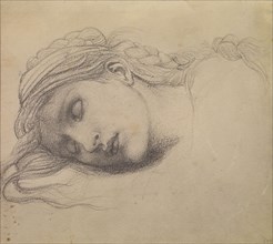 The Briar Rose Series - Study of a Sleeping Maiden for 'The Garden Court', c1880s, (20th Century). Creator: Unknown.