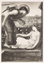 Cupid finding Psyche, c1860s, (1900). Creator: Unknown.