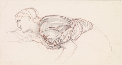 The Wine of Circe - Study for the Upper Part of Circe, 1866-69. Creator: Sir Edward Coley Burne-Jones.