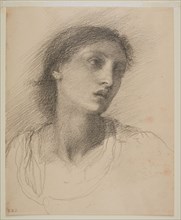 St Mark the Evangelist - Head Study of Maria Zambaco, 1869-71. Creator: Sir Edward Coley Burne-Jones.