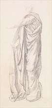 Drapery Study, 1864-1865. Creator: Sir Edward Coley Burne-Jones.