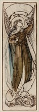 Hope standing on Despair, 1865-66. Creator: Sir Edward Coley Burne-Jones.