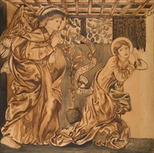 The Annunciation, mid-late 19th century. Creator: Sir Edward Coley Burne-Jones.