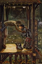 The Merciful Knight, mid-late 19th century. Creator: Sir Edward Coley Burne-Jones.