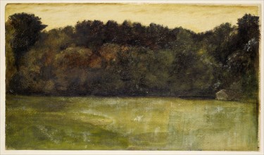 Landscape - Study, 1863. Creator: Sir Edward Coley Burne-Jones.