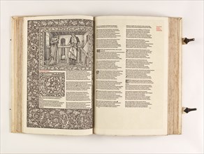 The Kelmscott Chaucer - The Works of Geoffrey Chaucer Now Newly Imprinted, 1896. Creator: Sir Edward Coley Burne-Jones.