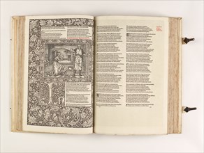 The Kelmscott Chaucer - The Works of Geoffrey Chaucer Now Newly Imprinted, 1896. Creator: Sir Edward Coley Burne-Jones.