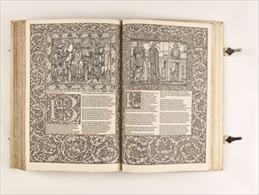 The Kelmscott Chaucer - The Works of Geoffrey Chaucer Now Newly Imprinted, 1896. Creator: Sir Edward Coley Burne-Jones.