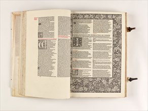 The Kelmscott Chaucer - The Works of Geoffrey Chaucer Now Newly Imprinted, 1896. Creator: Sir Edward Coley Burne-Jones.