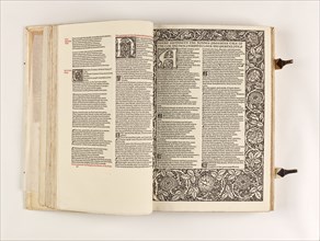 The Kelmscott Chaucer - The Works of Geoffrey Chaucer Now Newly Imprinted, 1896. Creator: Sir Edward Coley Burne-Jones.