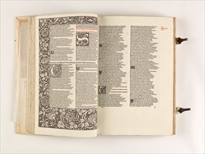 The Kelmscott Chaucer - The Works of Geoffrey Chaucer Now Newly Imprinted, 1896. Creator: Sir Edward Coley Burne-Jones.