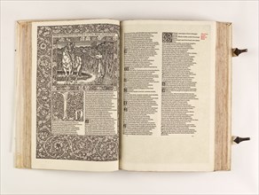 The Kelmscott Chaucer - The Works of Geoffrey Chaucer Now Newly Imprinted, 1896. Creator: Sir Edward Coley Burne-Jones.