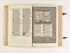 The Kelmscott Chaucer - The Works of Geoffrey Chaucer Now Newly Imprinted, 1896. Creator: Sir Edward Coley Burne-Jones.