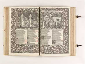 The Kelmscott Chaucer - The Works of Geoffrey Chaucer Now Newly Imprinted, 1896. Creator: Sir Edward Coley Burne-Jones.