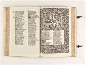 The Kelmscott Chaucer - The Works of Geoffrey Chaucer Now Newly Imprinted, 1896. Creator: Sir Edward Coley Burne-Jones.