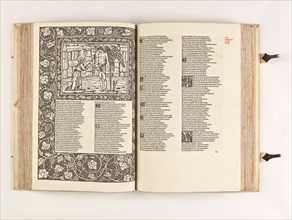 The Kelmscott Chaucer - The Works of Geoffrey Chaucer Now Newly Imprinted, 1896. Creator: Sir Edward Coley Burne-Jones.