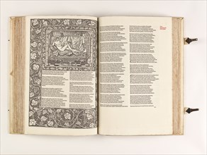 The Kelmscott Chaucer - The Works of Geoffrey Chaucer Now Newly Imprinted, 1896. Creator: Sir Edward Coley Burne-Jones.