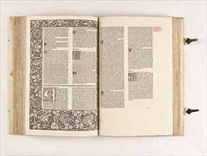 The Kelmscott Chaucer - The Works of Geoffrey Chaucer Now Newly Imprinted, 1896. Creator: Sir Edward Coley Burne-Jones.