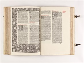 The Kelmscott Chaucer - The Works of Geoffrey Chaucer Now Newly Imprinted, 1896. Creator: Sir Edward Coley Burne-Jones.