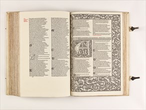 The Kelmscott Chaucer - The Works of Geoffrey Chaucer Now Newly Imprinted, 1896. Creator: Sir Edward Coley Burne-Jones.