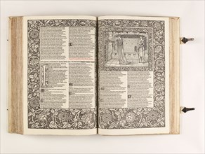 The Kelmscott Chaucer - The Works of Geoffrey Chaucer Now Newly Imprinted, 1896. Creator: Sir Edward Coley Burne-Jones.