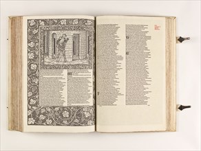 The Kelmscott Chaucer - The Works of Geoffrey Chaucer Now Newly Imprinted, 1896. Creator: Sir Edward Coley Burne-Jones.