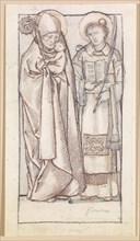 St Nicholas and St Stephen, 1865. Creator: Sir Edward Coley Burne-Jones.