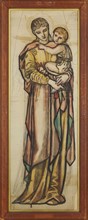 Virgin and Child, 1868. Creator: Sir Edward Coley Burne-Jones.