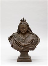 Bust of Queen Victoria in old age, 1892-1901. Creator: Edward Onslow Ford.