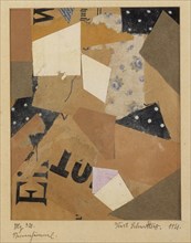 Mz 320. Starry sky, 1921. Creator: Kurt Schwitters.