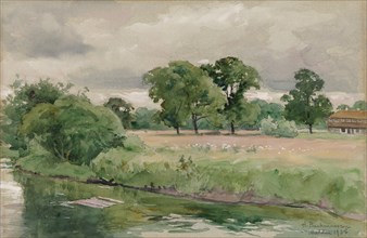 English Park View, 1936. Creator: Hugo Backmansson.