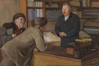 The Village Shop, 1905. Creator: Eero Jarnefelt.