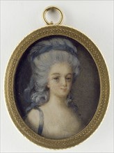 Portrait of a young lady, c18th century. Creator: Unknown.