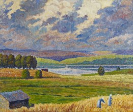 Landscape from Padasjoki, 1918. Creator: Alfred William Finch.