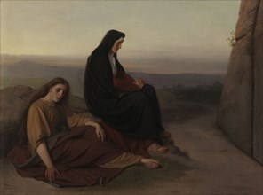 Women Mourning at Christ's Grave, 1868. Creator: Victorine Nordenswan.