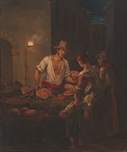 Italian Watermelon Merchant, 1820. Creator: Alexander Lauréus.