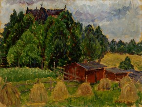 Landscape from Padasjoki, 1917. Creator: Alfred William Finch.