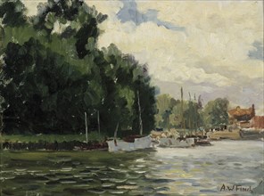 Richmond, Thames, 1924. Creator: Alfred William Finch.