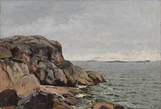 Beach landscape, late 19th-early 20th century. Creator: Eugen Taube.