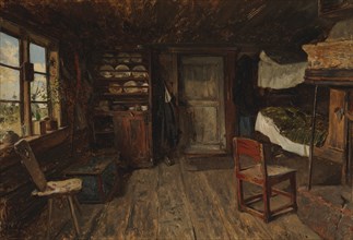 Interior on aland, 1871. Creator: Karl Emanuel Jansson.