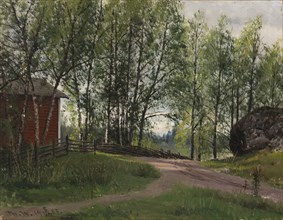 Landscape from Espoo, 1903. Creator: Thorsten Waenerberg.