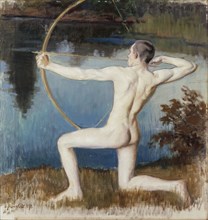 Archer, 1897. Creator: Vaino Blomstedt.