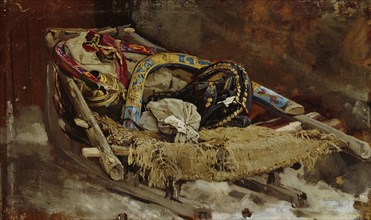 Sledge, study. Creator: Vasily Maksimov.