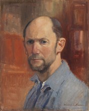 Self-Portrait, 1910-1925. Creator: Werner von Hausen.