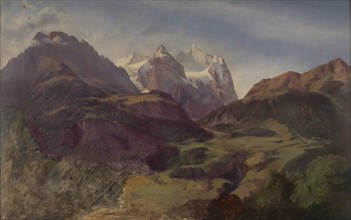 Bavarian Alps, 1873. Creator: Johan Knutson.