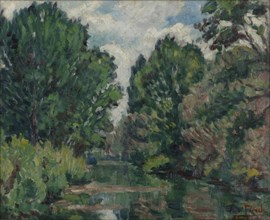 River Landscape, 1910-1929. Creator: Alfred William Finch.