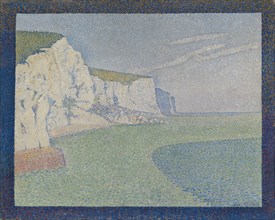 The Cliffs of Dover; The Cliffs at South Foreland, 1892. Creator: Alfred William Finch.