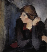 Portrait of a Woman, 1915. Creator: Alvar Cawén.