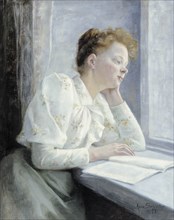 Woman at the window, 1893. Creator: Anna Sahlstén.