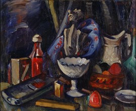 Still life, 1927. Creator: Anton Lindforss.